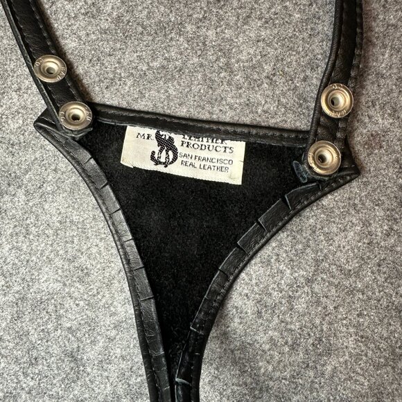 Vintage Mr. S Leather San Francisco Men’s Real Leather Jockstrap Rare Collectibl - Picture 11 of 12